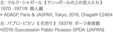 ピカソとシャガール展 ポーラ美術館