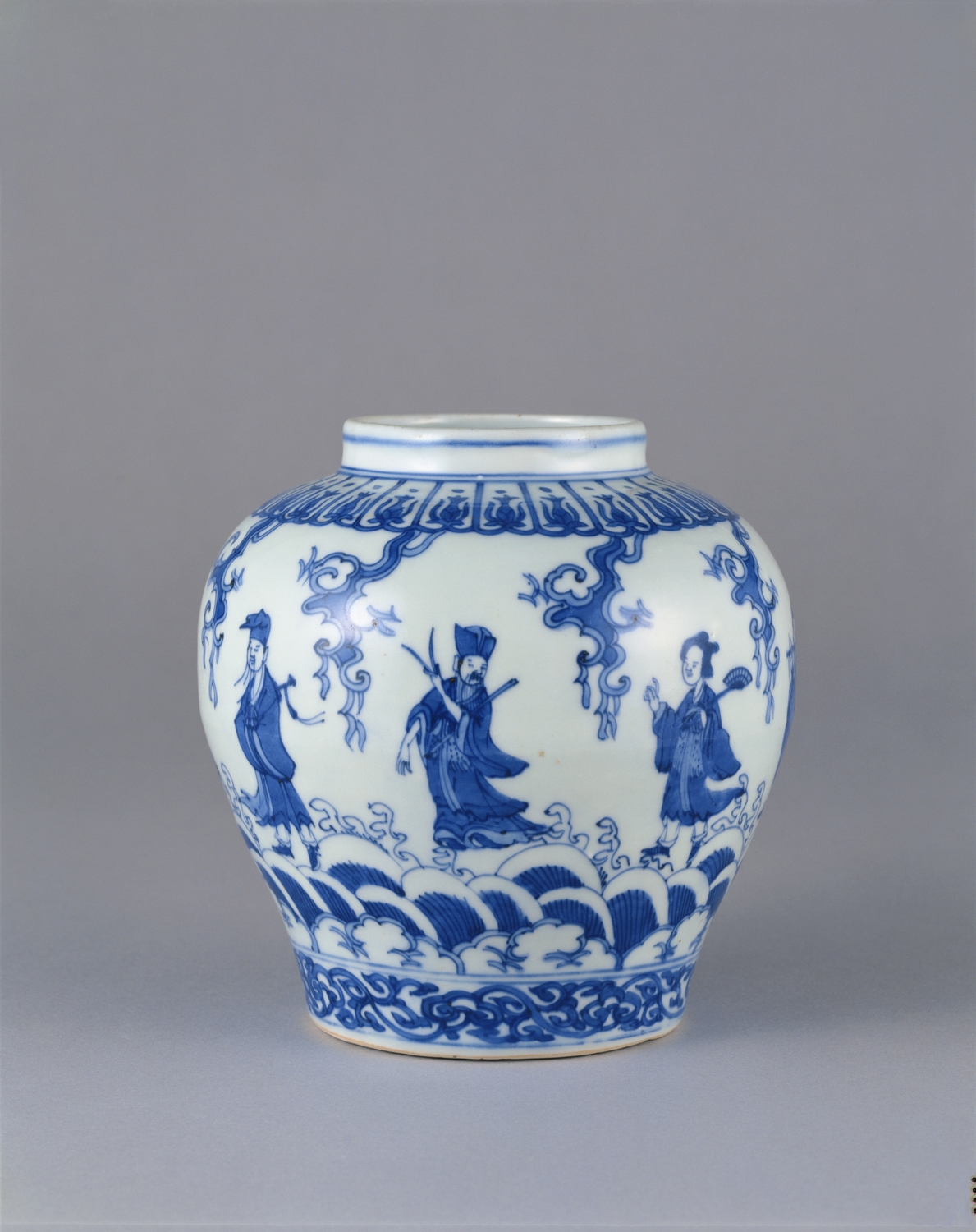 入荷済中国 康熙年成 1662〜1722 花瓶古玩 染付 青花 清